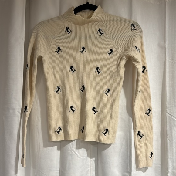 Maeve Sweaters - Maeve Anthropologie Ski Ribbed Mock Neck Sweater Women's XS